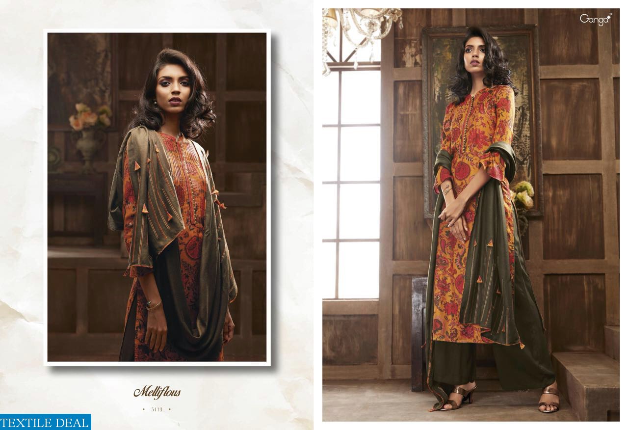 Ganga Melliflous Wholesale Causal Salwar suits